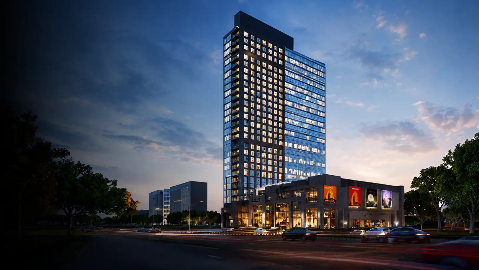 ATS Kabana High commercial tower exterior view