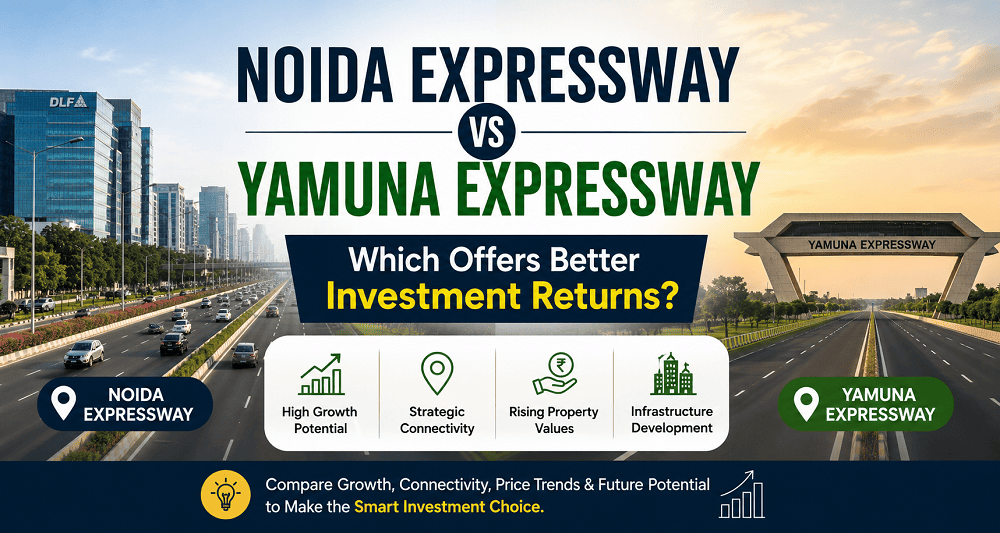 Noida Expressway vs Yamuna Expressway: Which Offers Better Investment Returns?